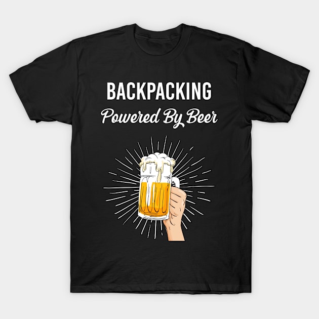 Beer Backpacking T-Shirt by Hanh Tay